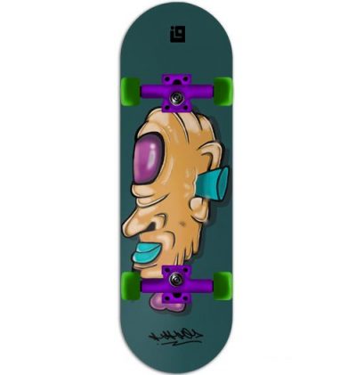 Fingerboard Completo Inove - Collab Whograff Crazy Head