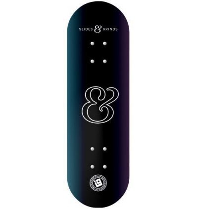 Deck Inove - Collab Slides & Grinds Black - 34mm