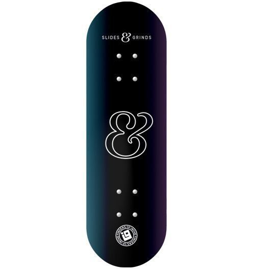Foto: Deck Inove - Collab Slides & Grinds Black - 34mm