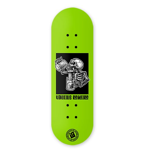 Foto: Deck Inove - Collab Vinicius Romeiro N� 2 Skull Drinking