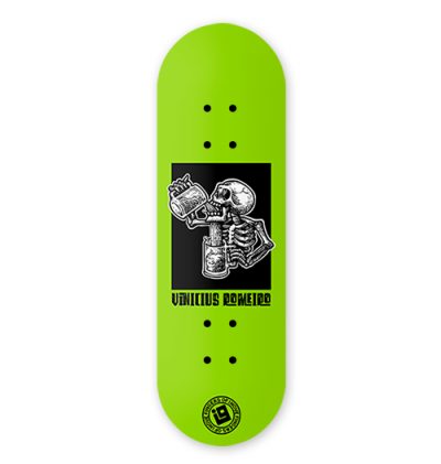 Deck Inove - Collab Vinicius Romeiro N� 2 Skull Drinking - 34mm