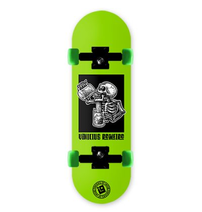 Fingerboard Completo Inove - Collab Vinicius Romeiro N�2 Skull Drinking