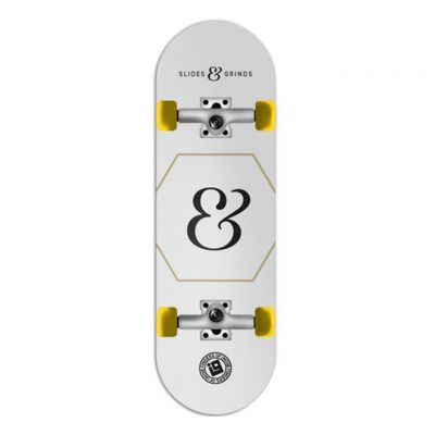 Fingerboard Completo Inove - Collab Slides & Grinds White