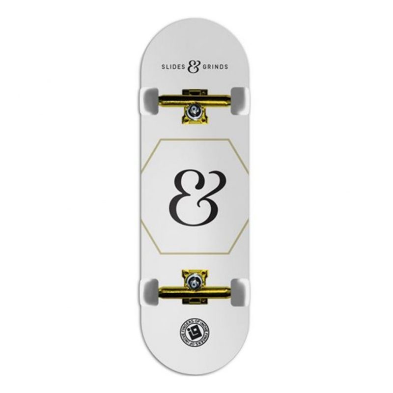Foto: Fingerboard Completo Inove Premium - Collab Slides & Grinds White