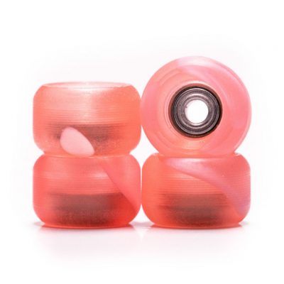 Rodas Swirl Street Pro Inove - Rosa Translucida