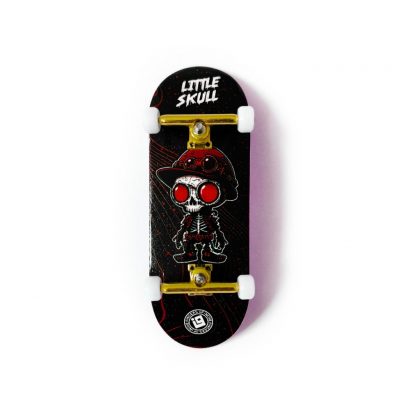 Fingerboard Completo Heat Transfer - Little Skulls Bonehead Vermelho