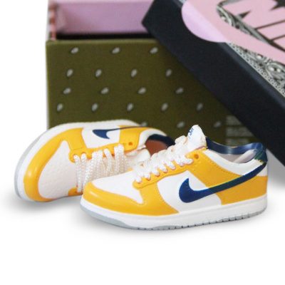 Foto: Mini T�nis - Dunk Low Twist Amarelo