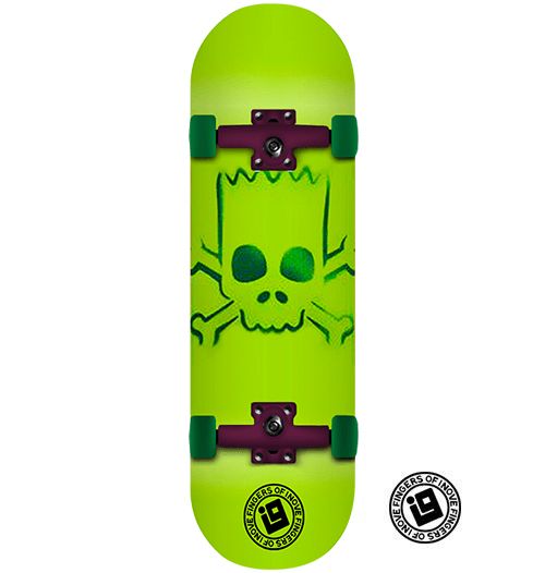 Fingerboard Completo Inove - Bart Simpsons Skull