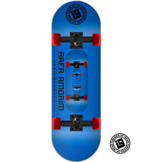Fingerboard Completo Inove - Collab Rafa Amorim Skateboarder