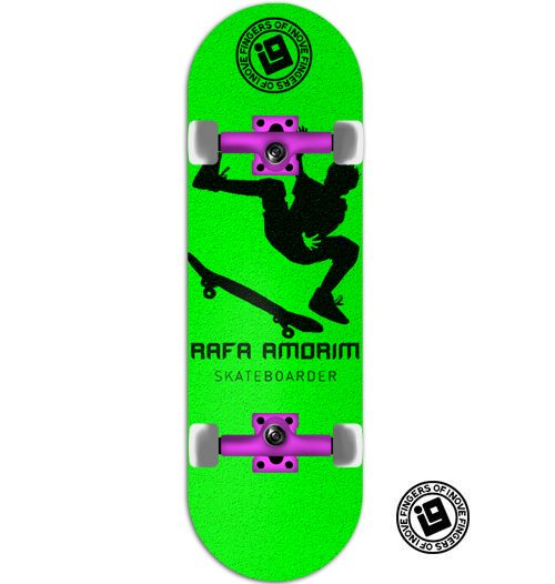 Fingerboard Completo Inove - Collab Rafa Amorim Green