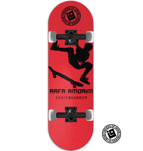 Fingerboard Completo Inove - Collab Rafa Amorim Red
