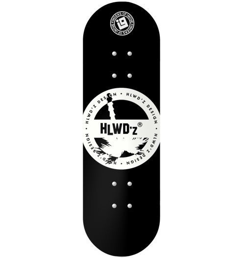 Deck Inove - Collab Hollywoodogz Black - 34mm