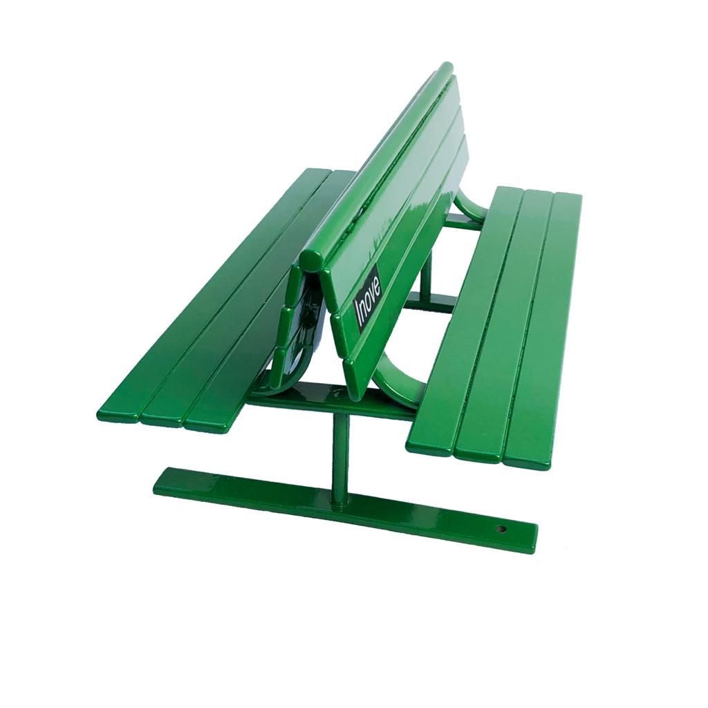 Double Iron Street Bench