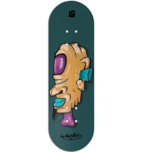 Foto: Deck Inove - Collab Whograff Crazy Head