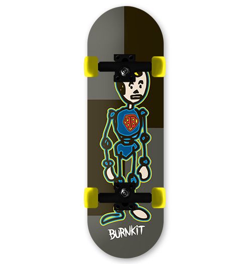 Fingerboard Completo Burnkit - Crash