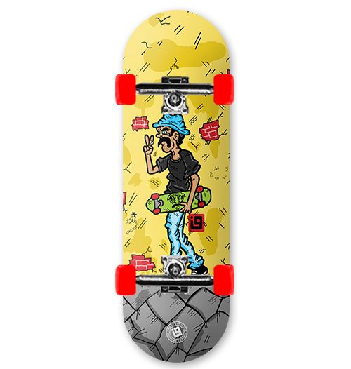 Fingerboard Completo Premium Inove - Collab Tiago Soares Seu Madruga