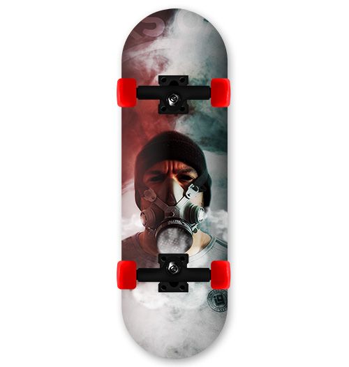 Fingerboard Completo Inove - Pro Model GUY - Skate de Dedo, Mini Skate