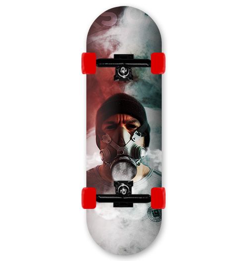 Fingerboard Completo Inove Premium - Smoke Mask