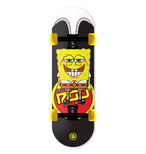 Fingerboard Completo Inove Premium - Collab Rod Filmes Bob Esponja Cueca