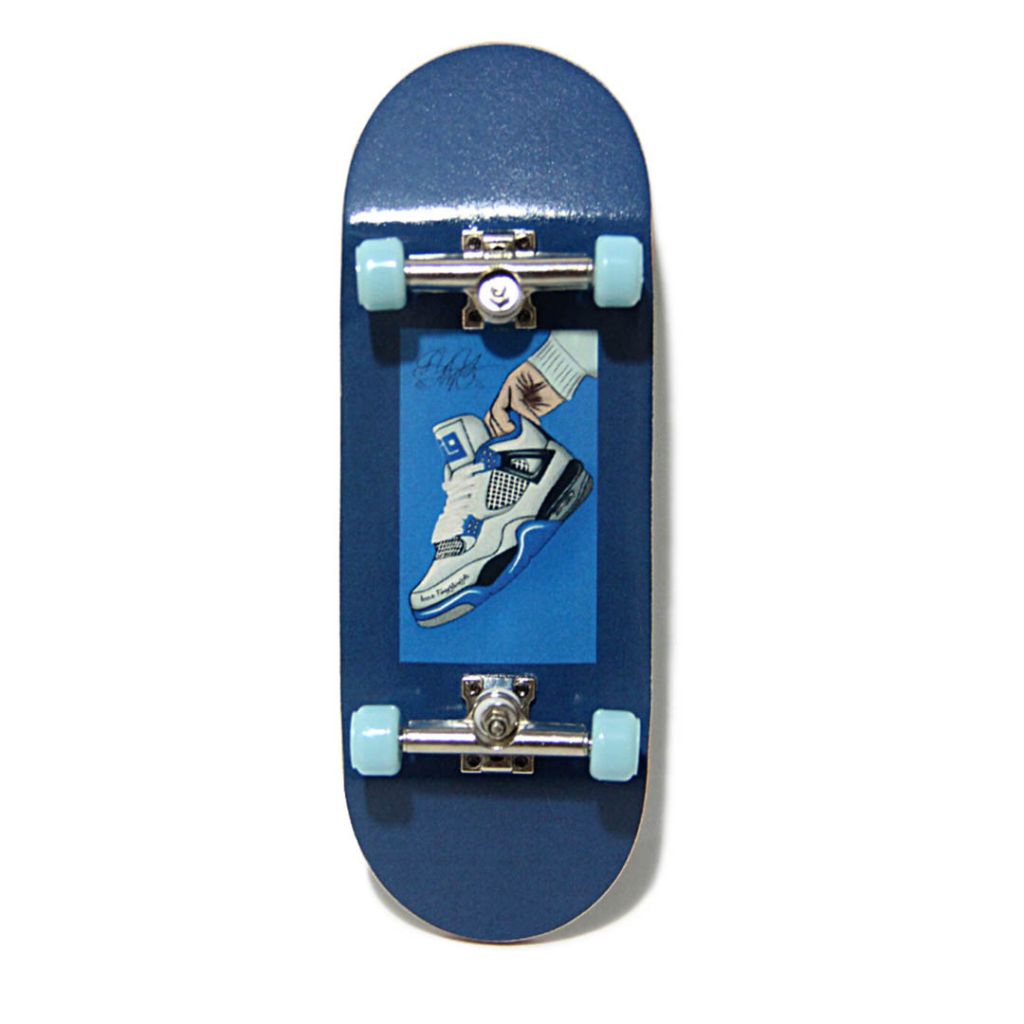 Fingerboard Completo Inove - Collab Guy Sneaker Jordan Azul