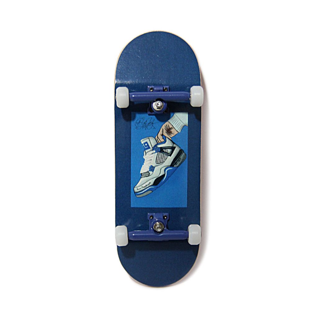 Fingerboard Completo Inove Premium - Collab Guy Sneaker Jordan Azul