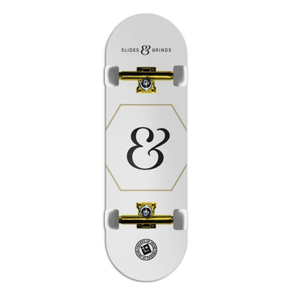 Fingerboard Completo Inove Premium - Collab Slides & Grinds White