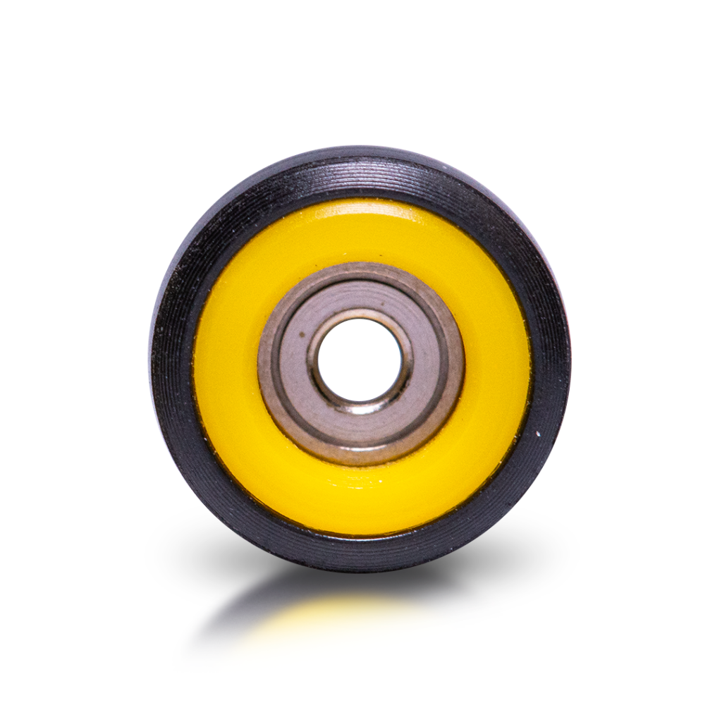 Foto: Rodas Dual-Durometer Pro Inove - Preto/Amarelo