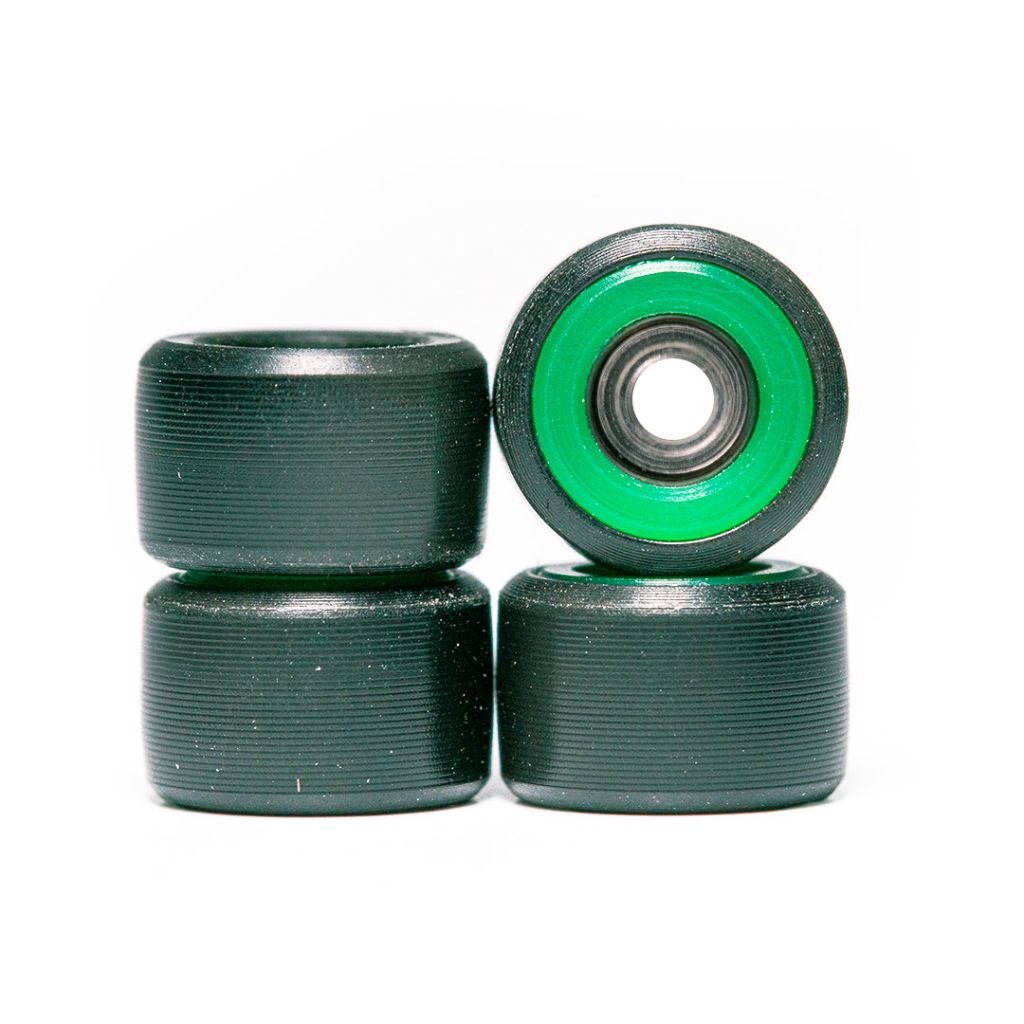 Rodas Dual-Durometer Pro Inove - Preto/Verde