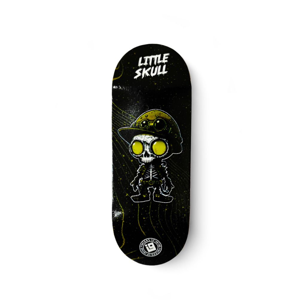 Foto: Deck Inove - Little Skulls Bonehead Amarelo - Heat Transfer