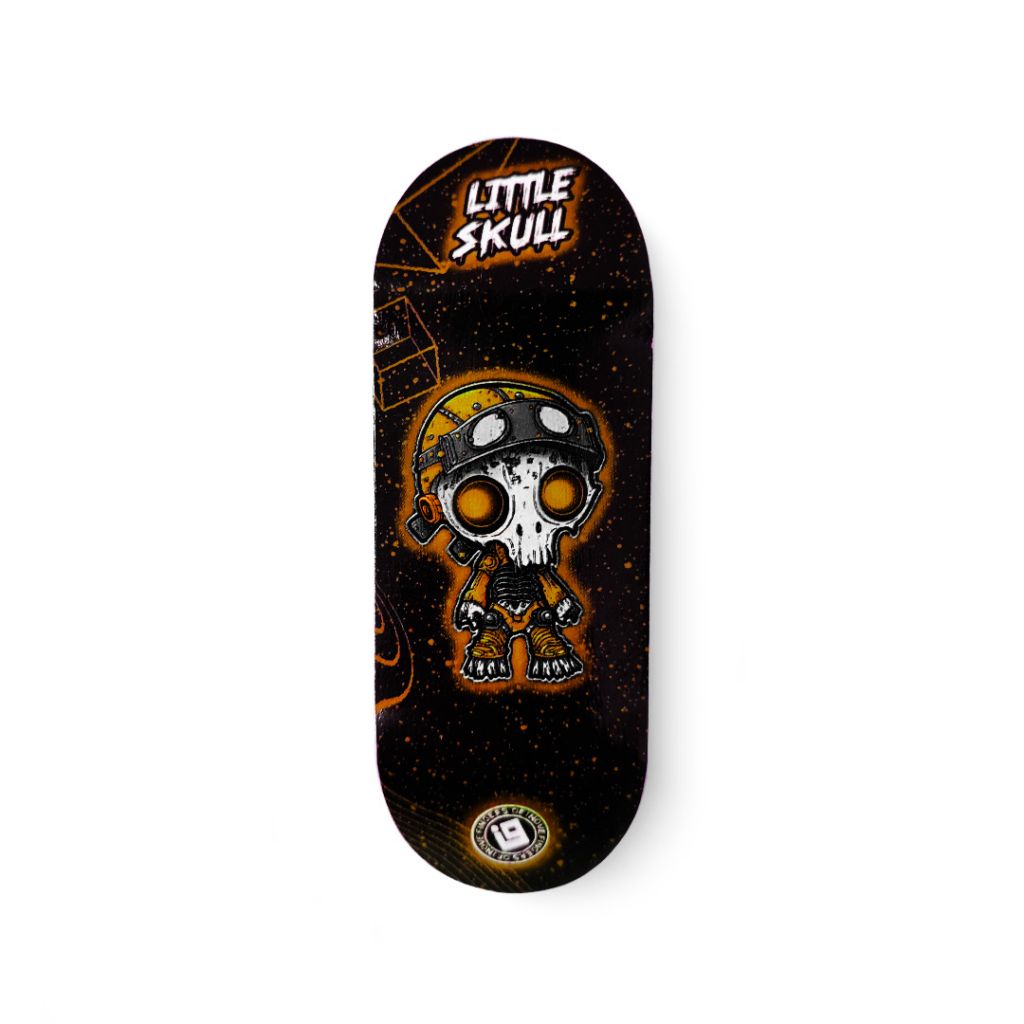 Foto: Deck Inove - Little Skulls Reaper Laranja - Heat Transfer