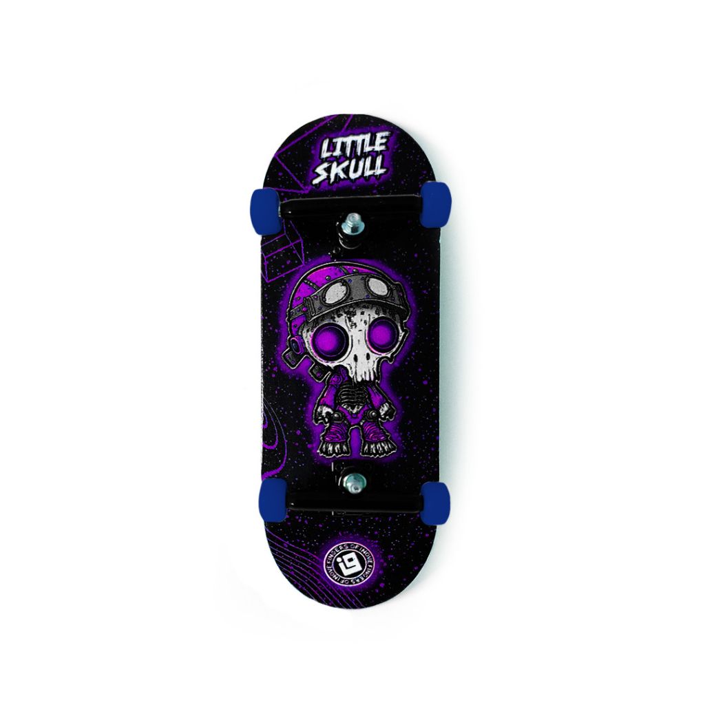 Fingerboard Completo Heat Transfer - Little Skulls Reaper Roxo