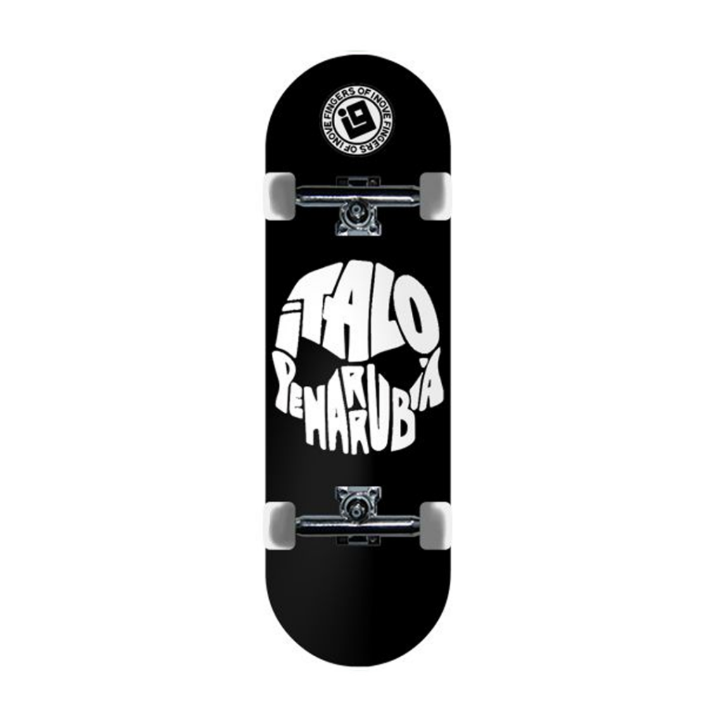 Fingerboard Completo Inove Premium - Collab Italo Penarrubia Black Skulls