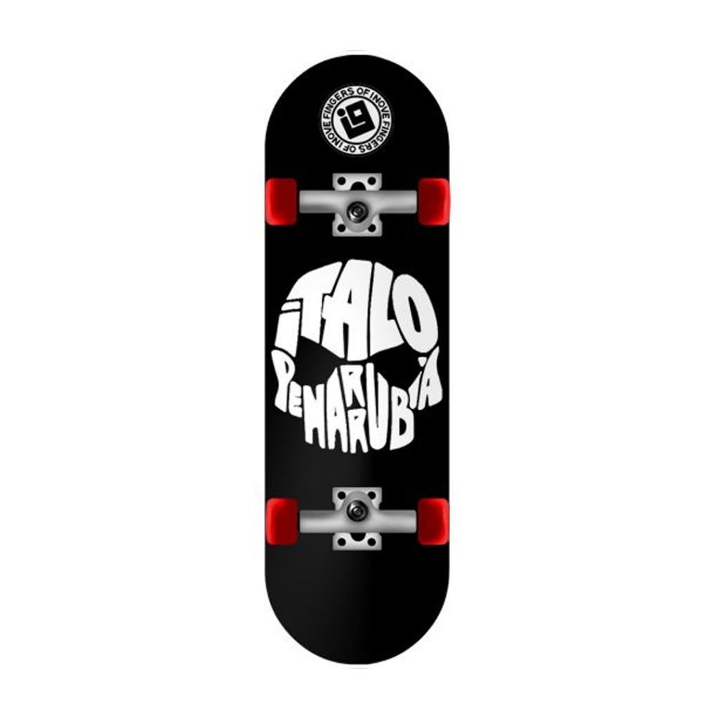 Fingerboard Completo Inove - Collab Italo Penarrubia Black Skulls