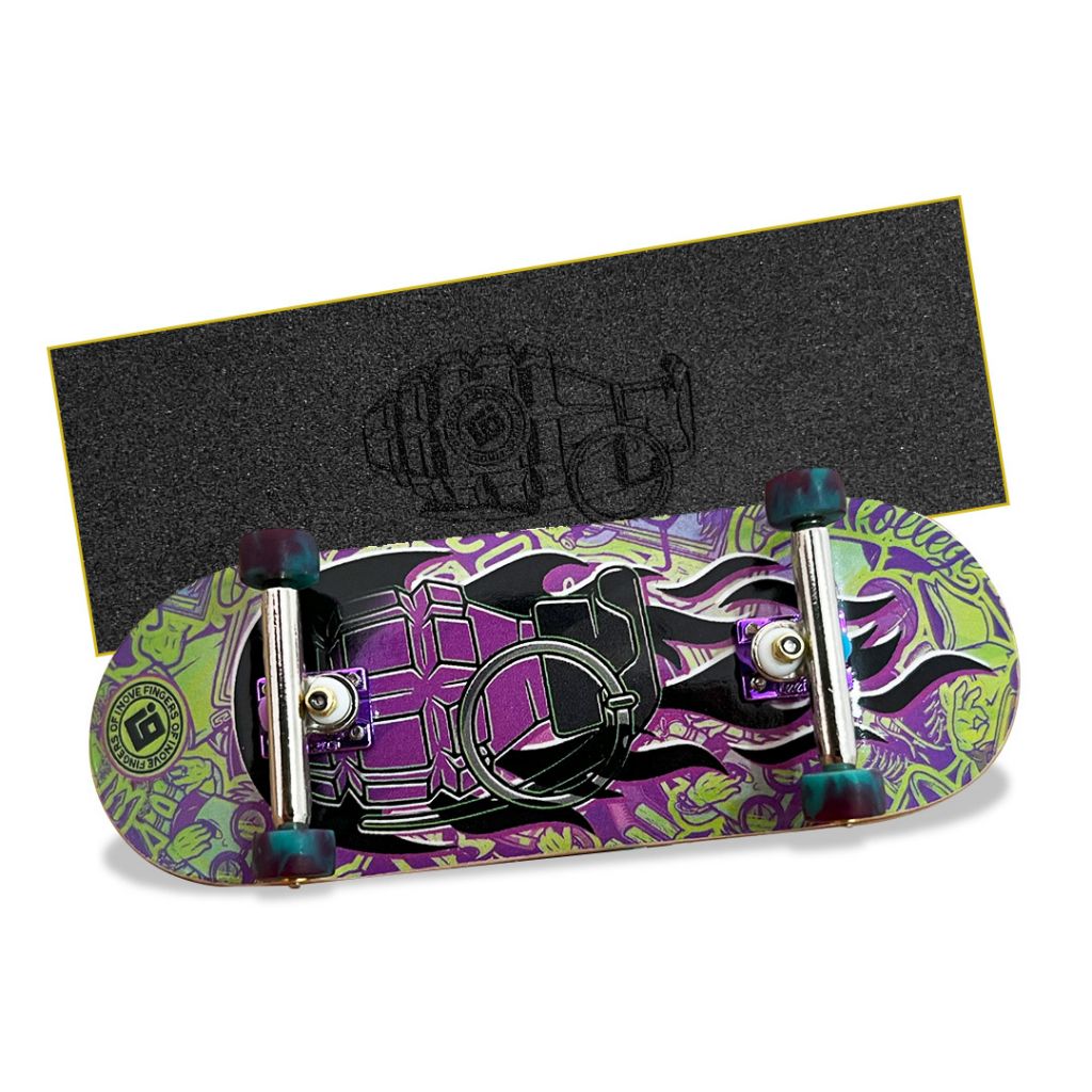 Fingerboard Completo Inove Pro - Fire Grenade