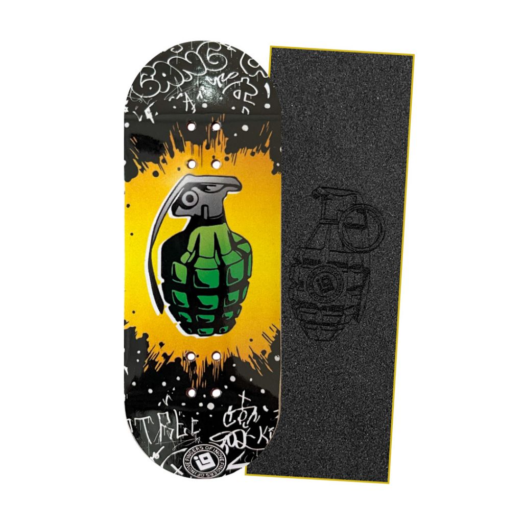 Foto: Deck Inove - Black and Yellow Grenade