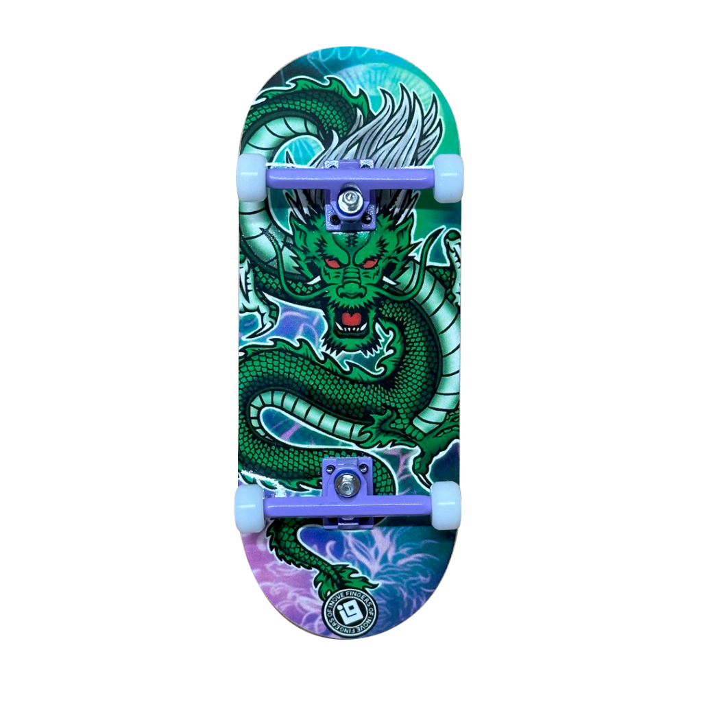 Foto: Fingerboard Completo Inove Pro - Dragon Green