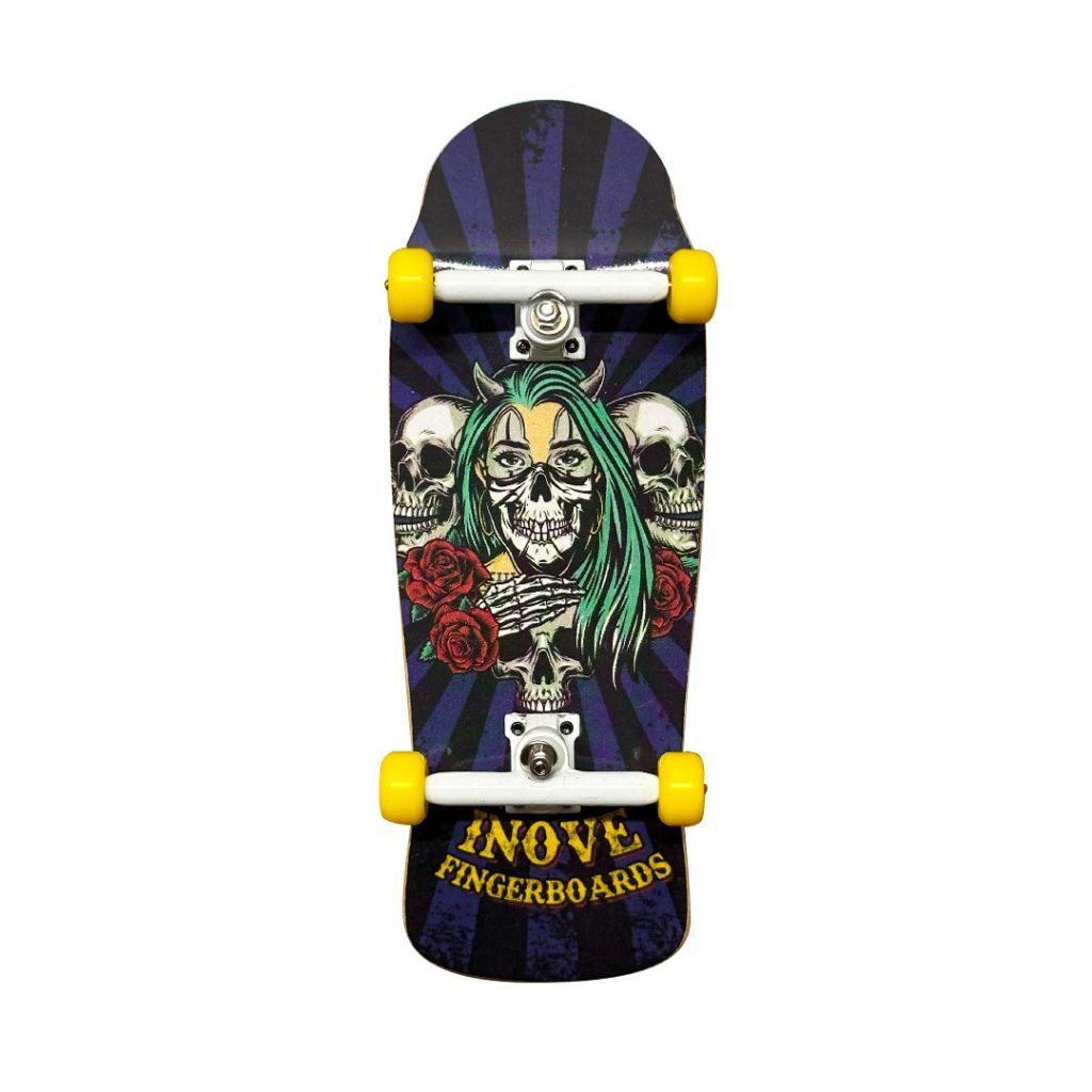 Foto: Fingerboard Completo Inove Premium - Old School - Katrina