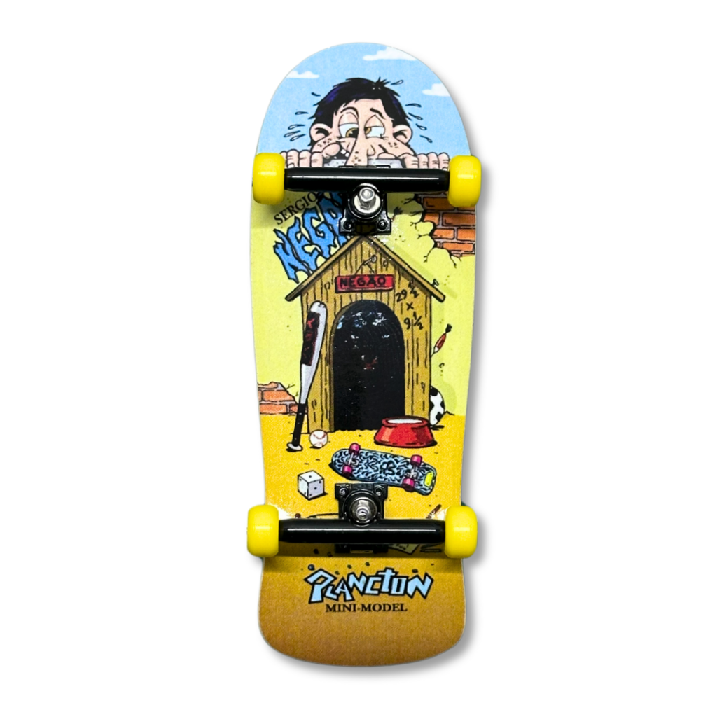 Foto: Fingerboard Completo Inove Premium - Old School Tubaro Collab Sergio Nego