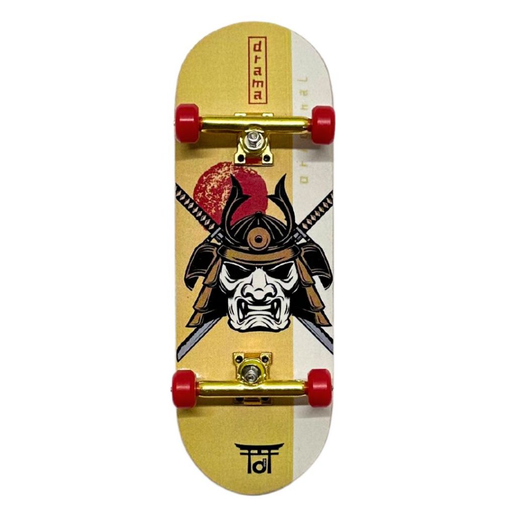 Fingerboard Completo Inove Premium - Collab Drama Samurai Amarelo