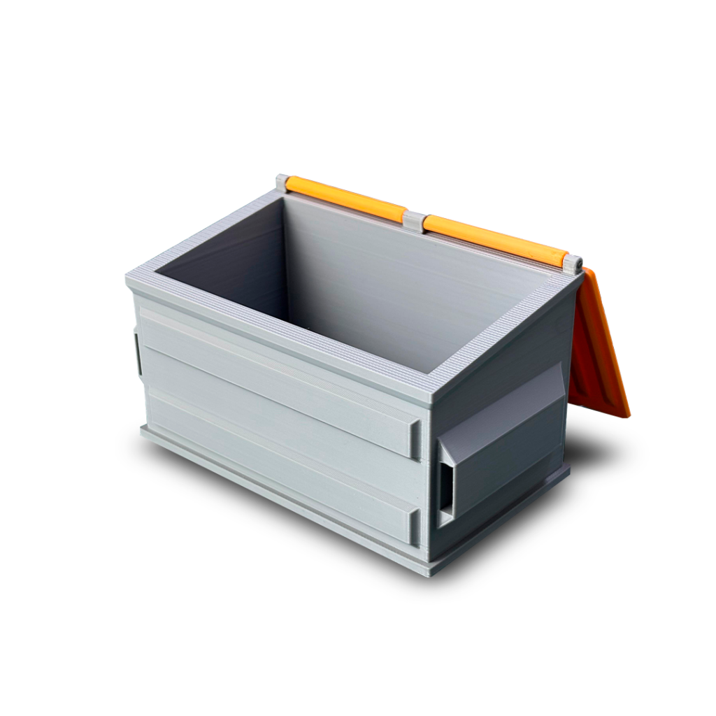 Foto: Dumpster de Impresso 3D Inove