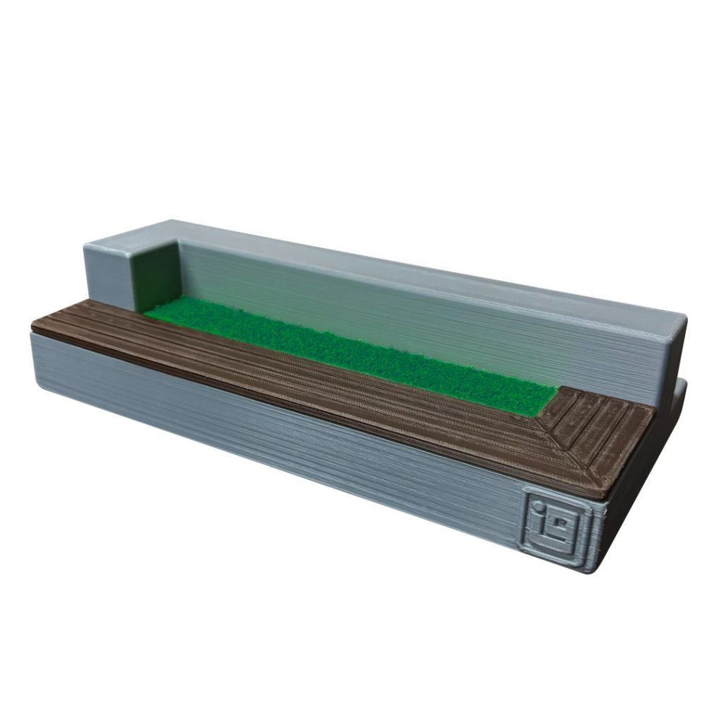 Wood Bench Garden 3D
