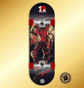 Fingerboard Completo Inove - Deck Inove - Space Skull - 10K Limited Edition