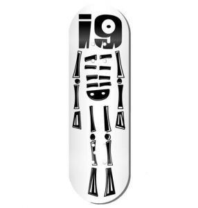 Deck Inove - Skeleton White